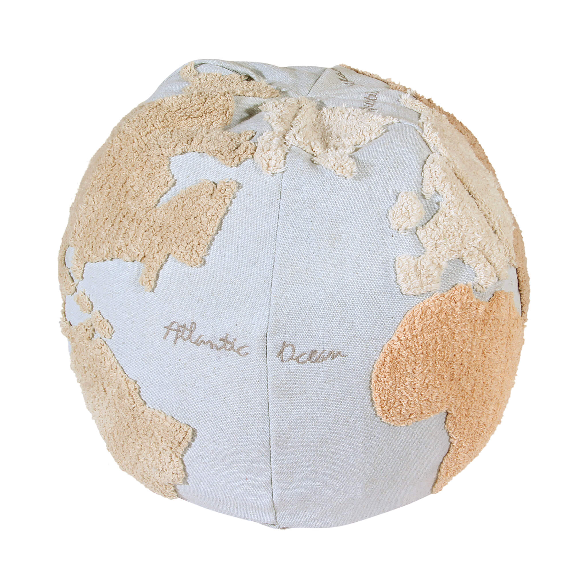World Map Pouffe
