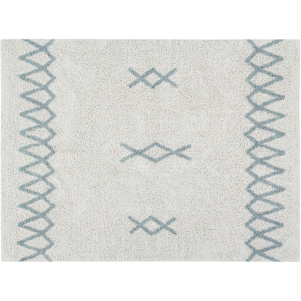 Atlas Washable Rug - Vintage Blue