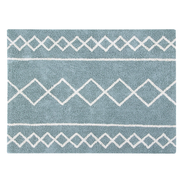 Oasis Washable Rug - Vintage Blue