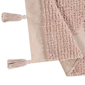 Lorena Canals Vintage Nude Hippy Stars Washable Rug | Oskoe