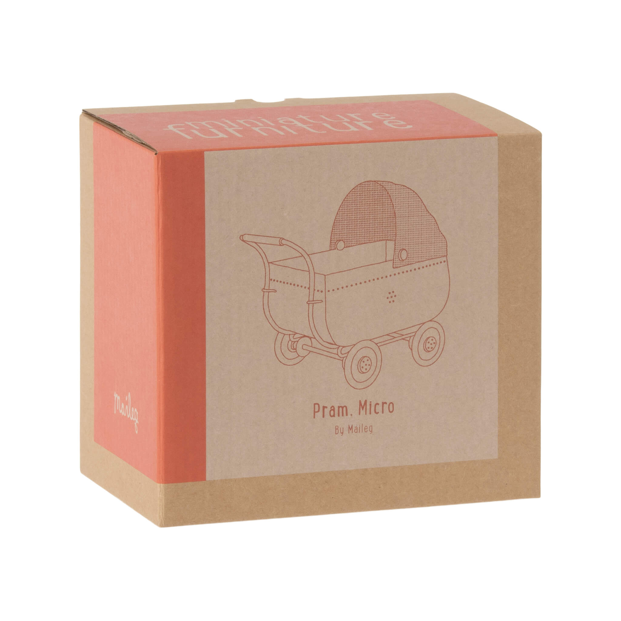 Maileg Maileg Pram in Coral