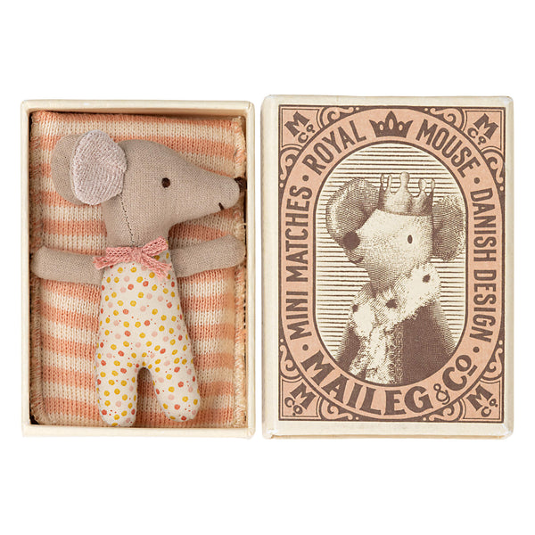 Maileg Sleepy Wakey Baby Mouse 