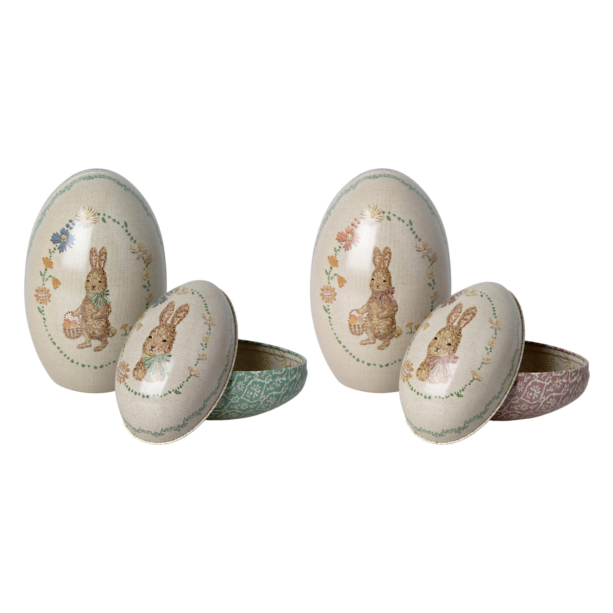 Maileg Metal Egg Set - Pink