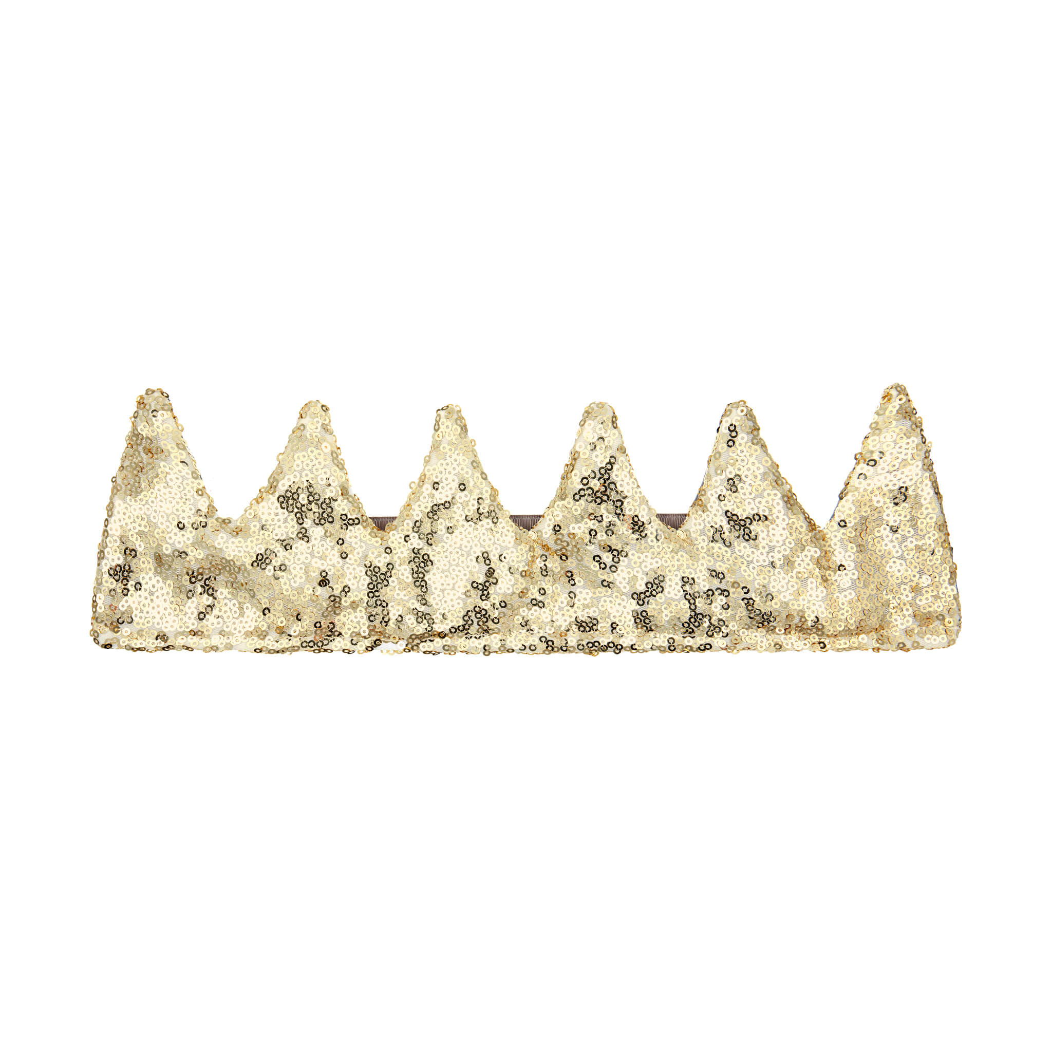 Gold Sequin Crown
