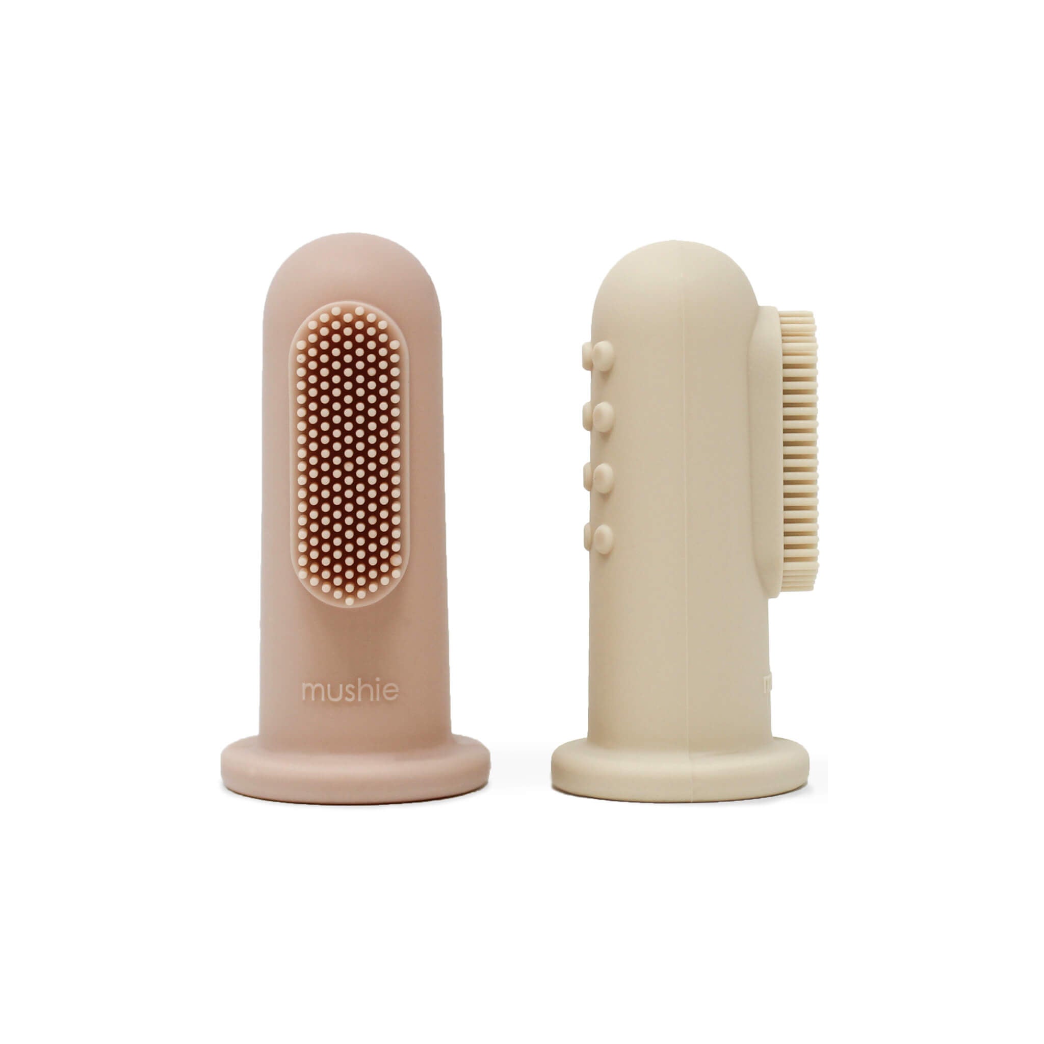 Finger Toothbrush - Blush/Shifting Sand