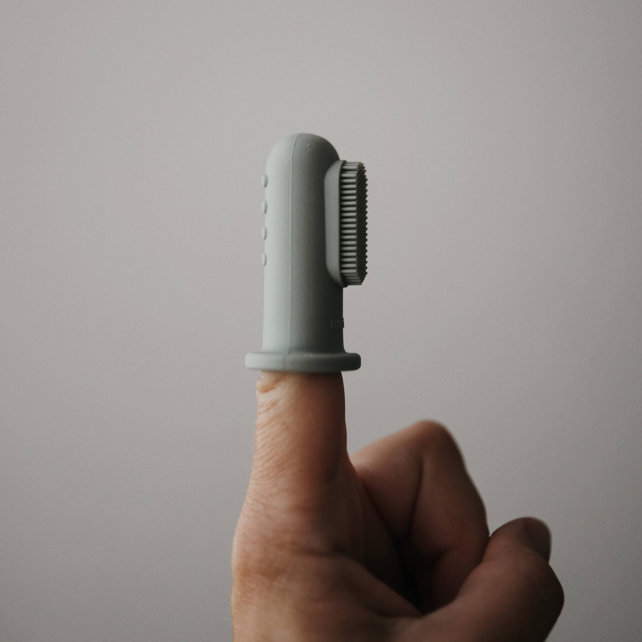 Finger Toothbrush -Stone/Tradewinds