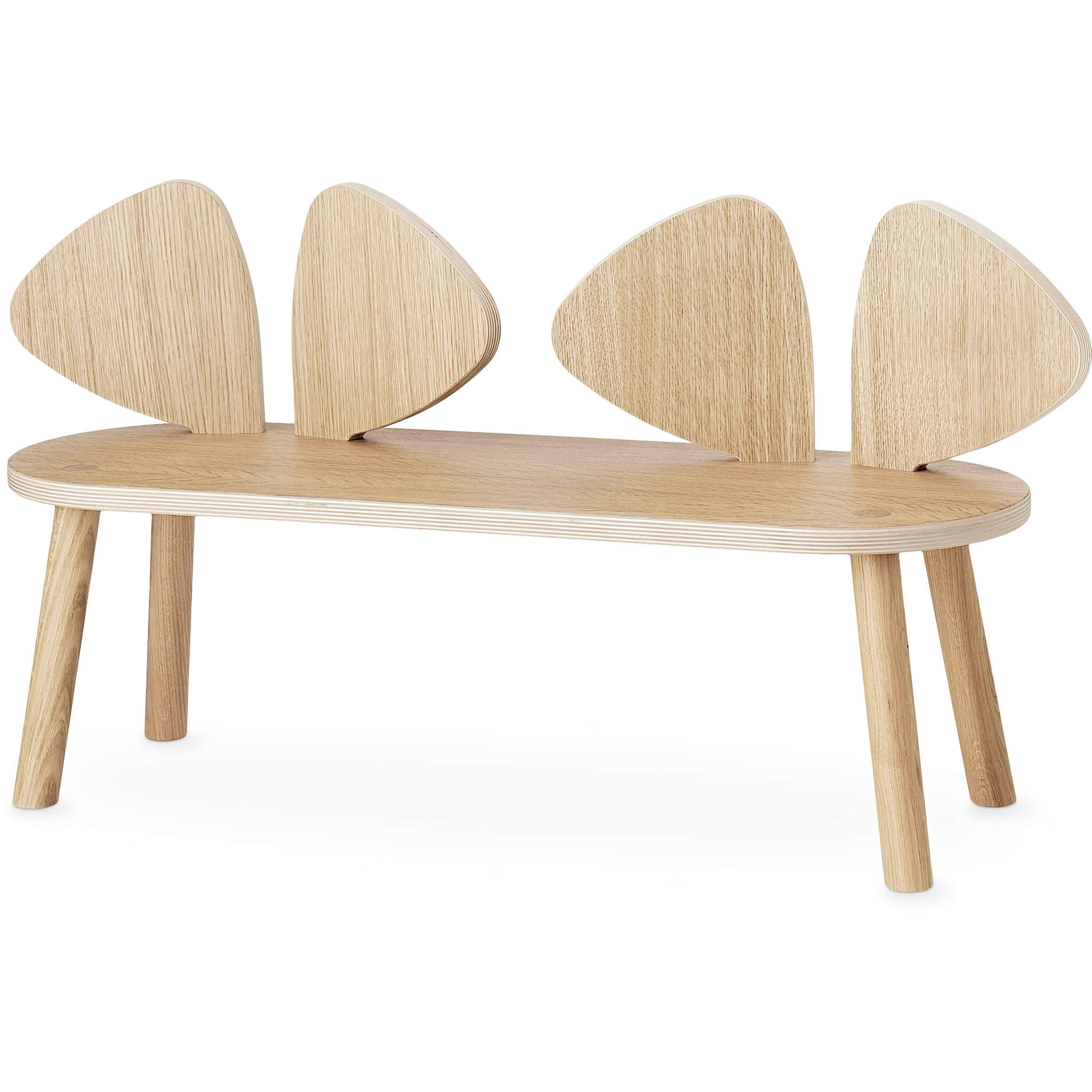 Oak Mouse Bench