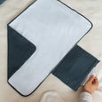 Nobodinoz Baby on The Go Waterproof Changing Pad in Carbon Blue