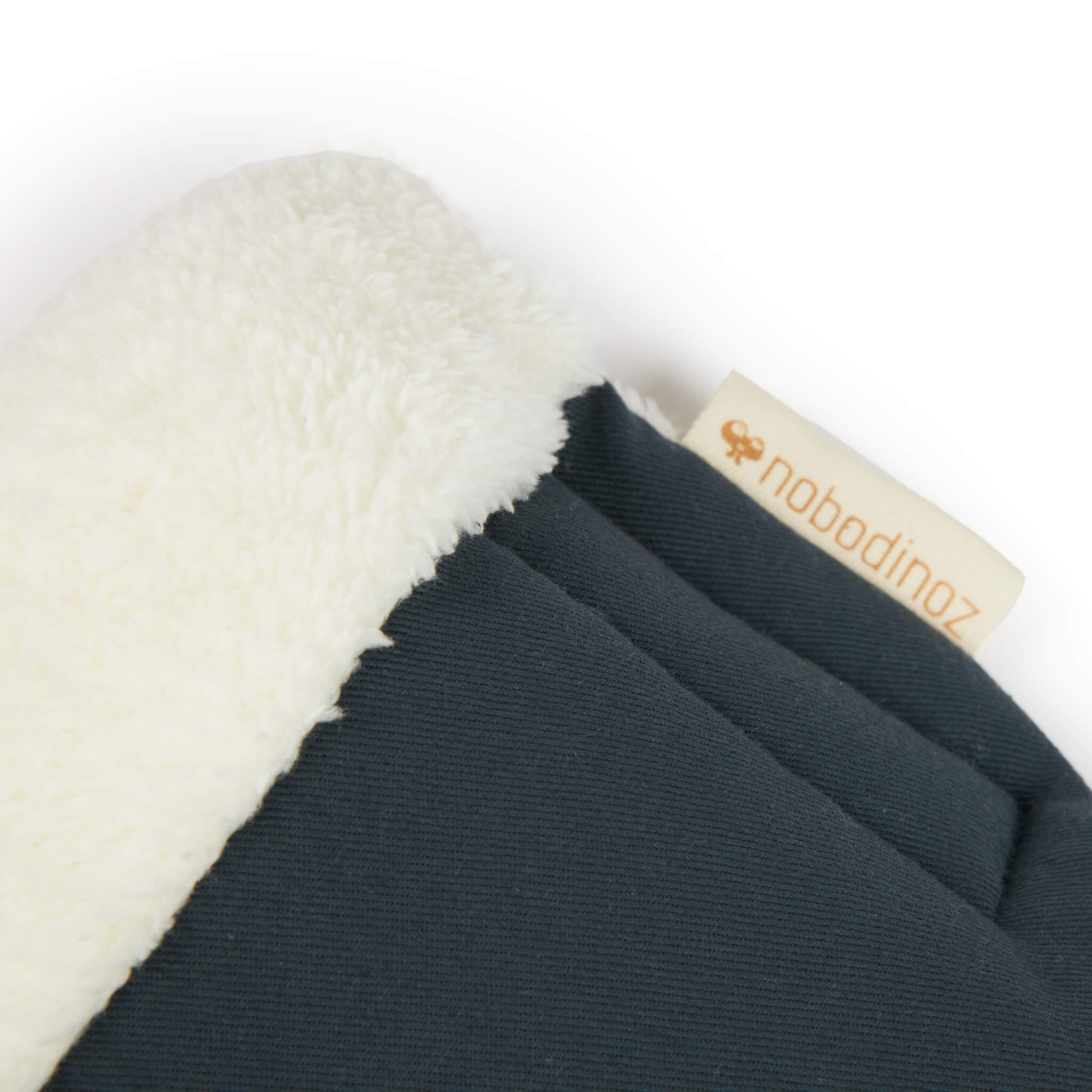Nobodinoz Baby On the Go Waterproof Stroller Mittens Carbon Blue