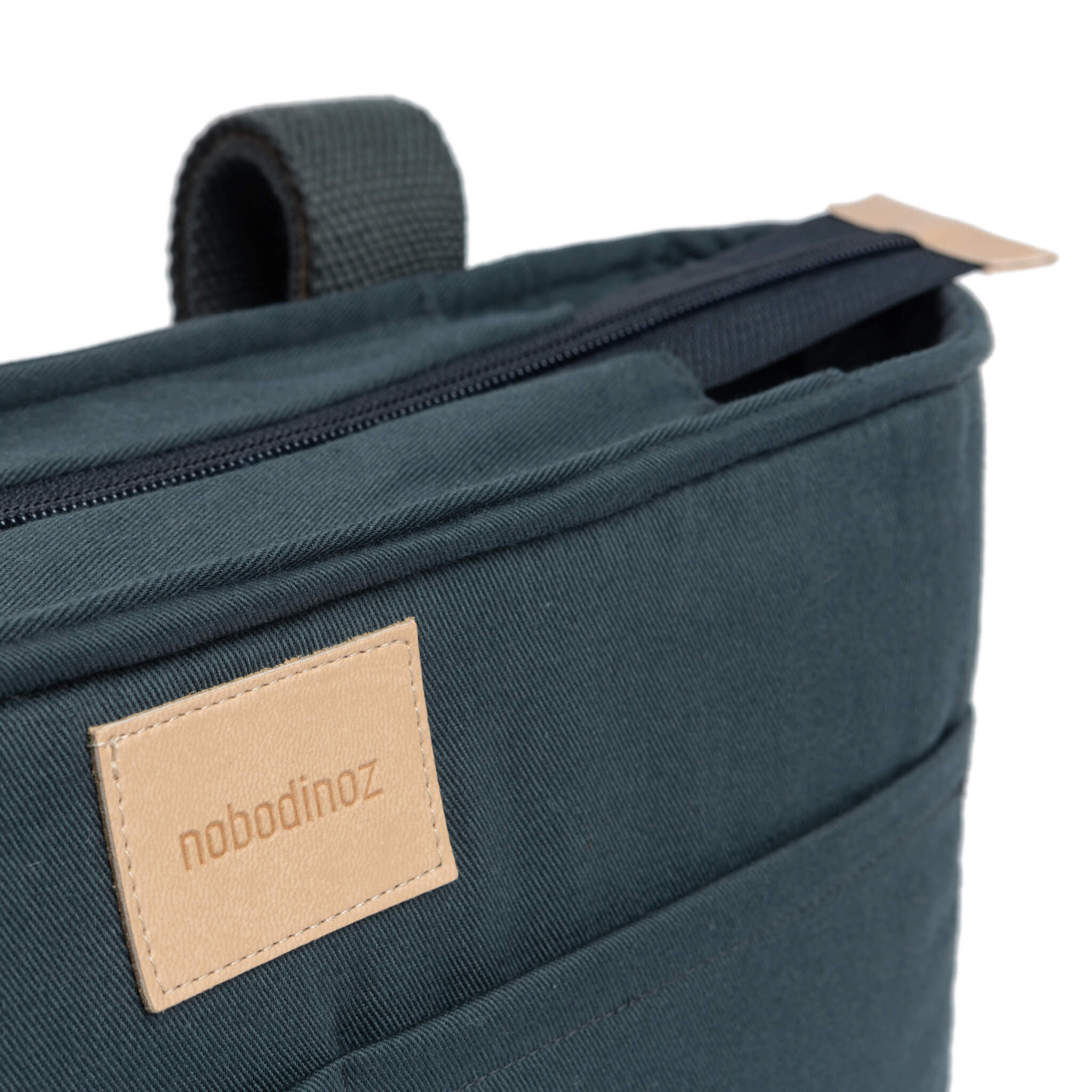 Nobodinoz Baby On the Go Waterproof Stroller Organiser Carbon Blue 