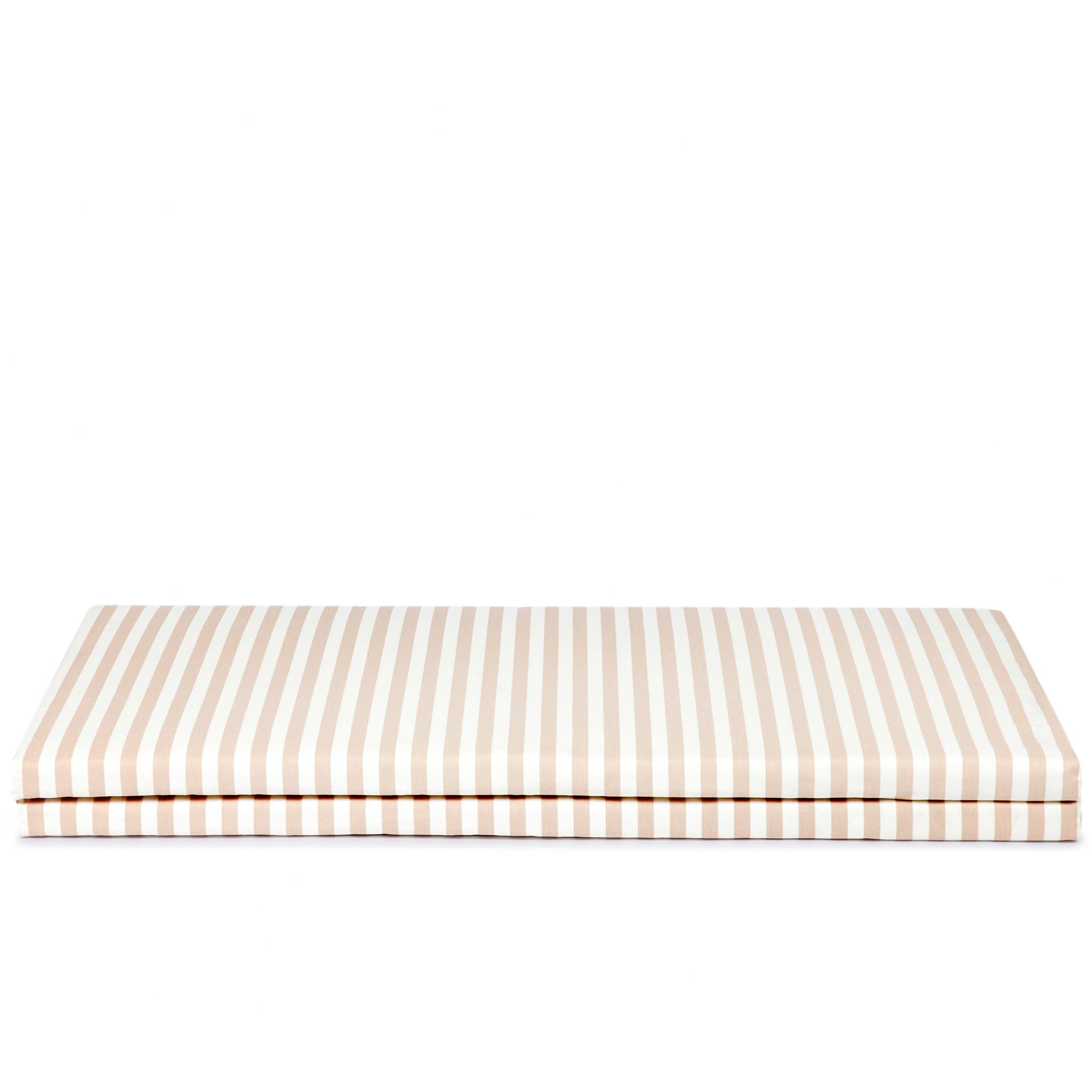 Nobodinoz Bebop Foldable Mattress in Taupe Stripes Folded