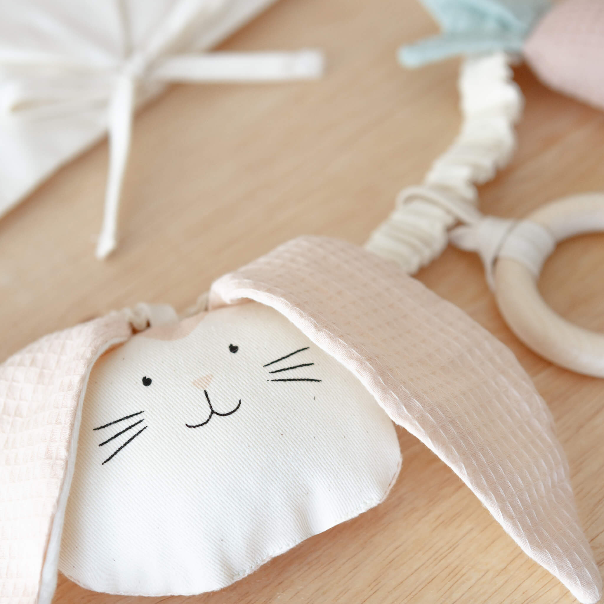 Pram Chain - Bunny & Carrot