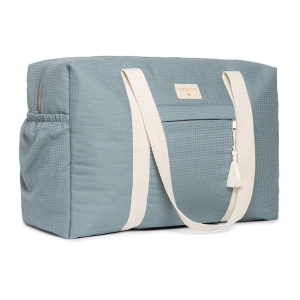 Nobodinoz Opera Maternity Bag in Stone Blue 