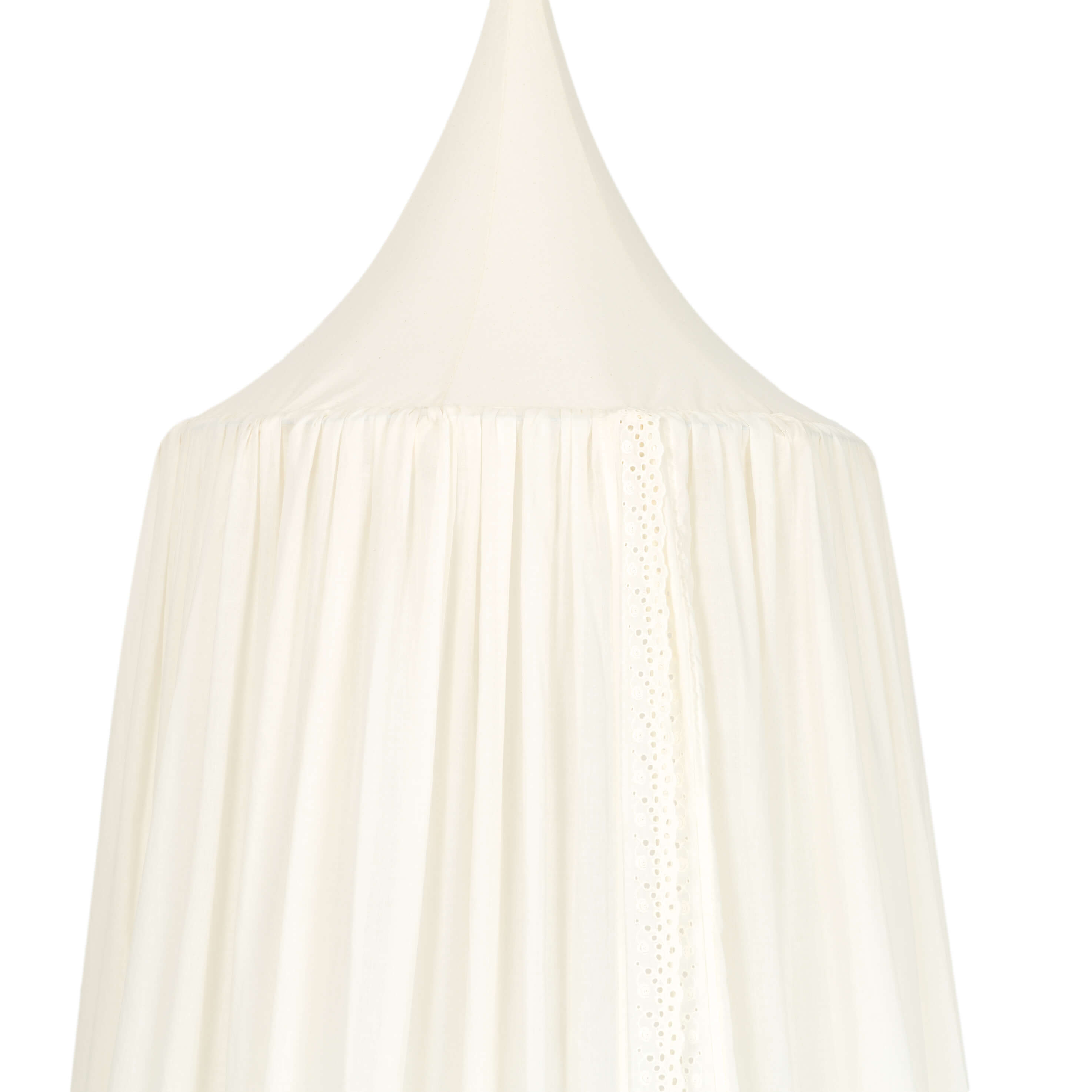 Nobodinoz Vera Bed Canopy White Lace Details