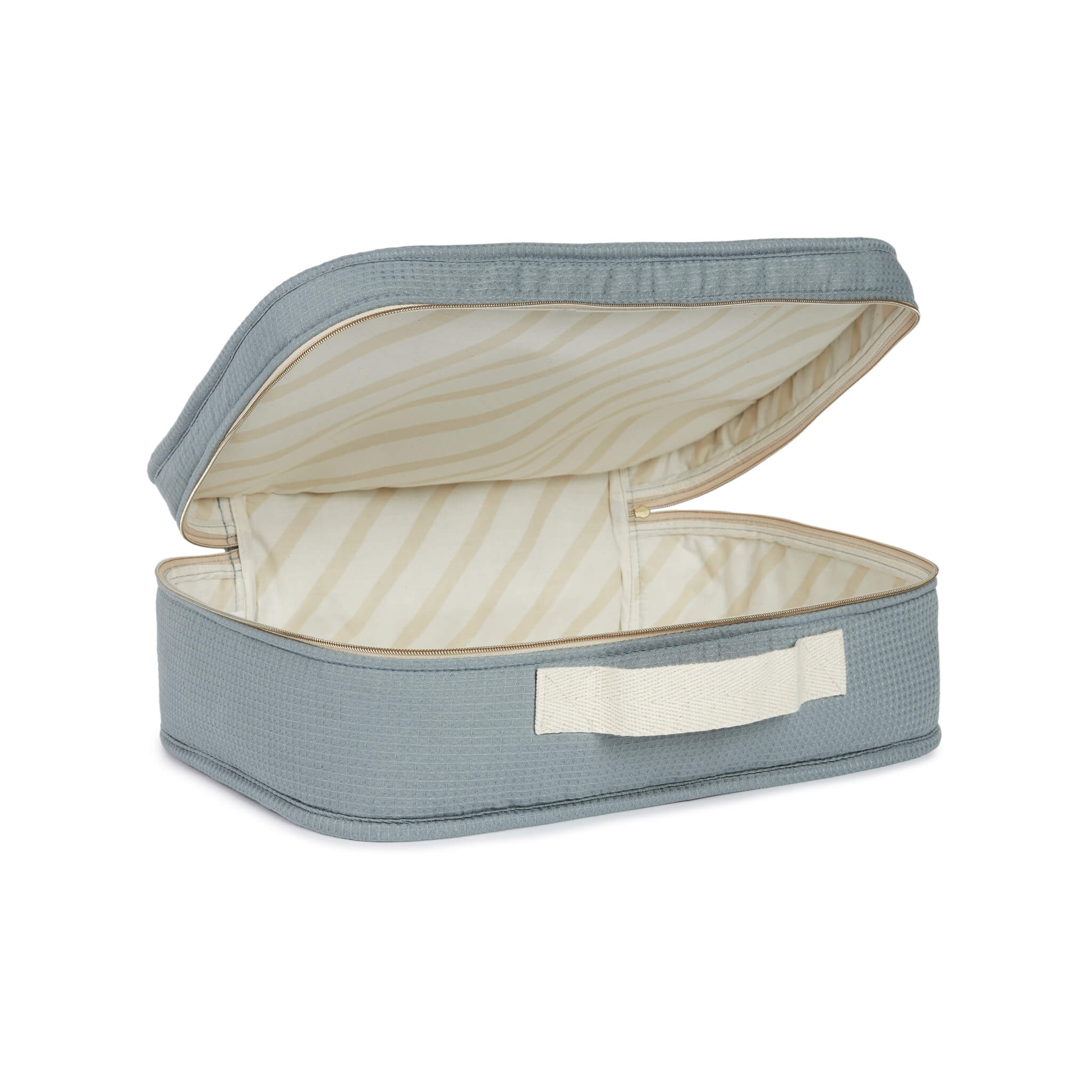 Nobodinoz Victoria Suitcase in Stone Blue