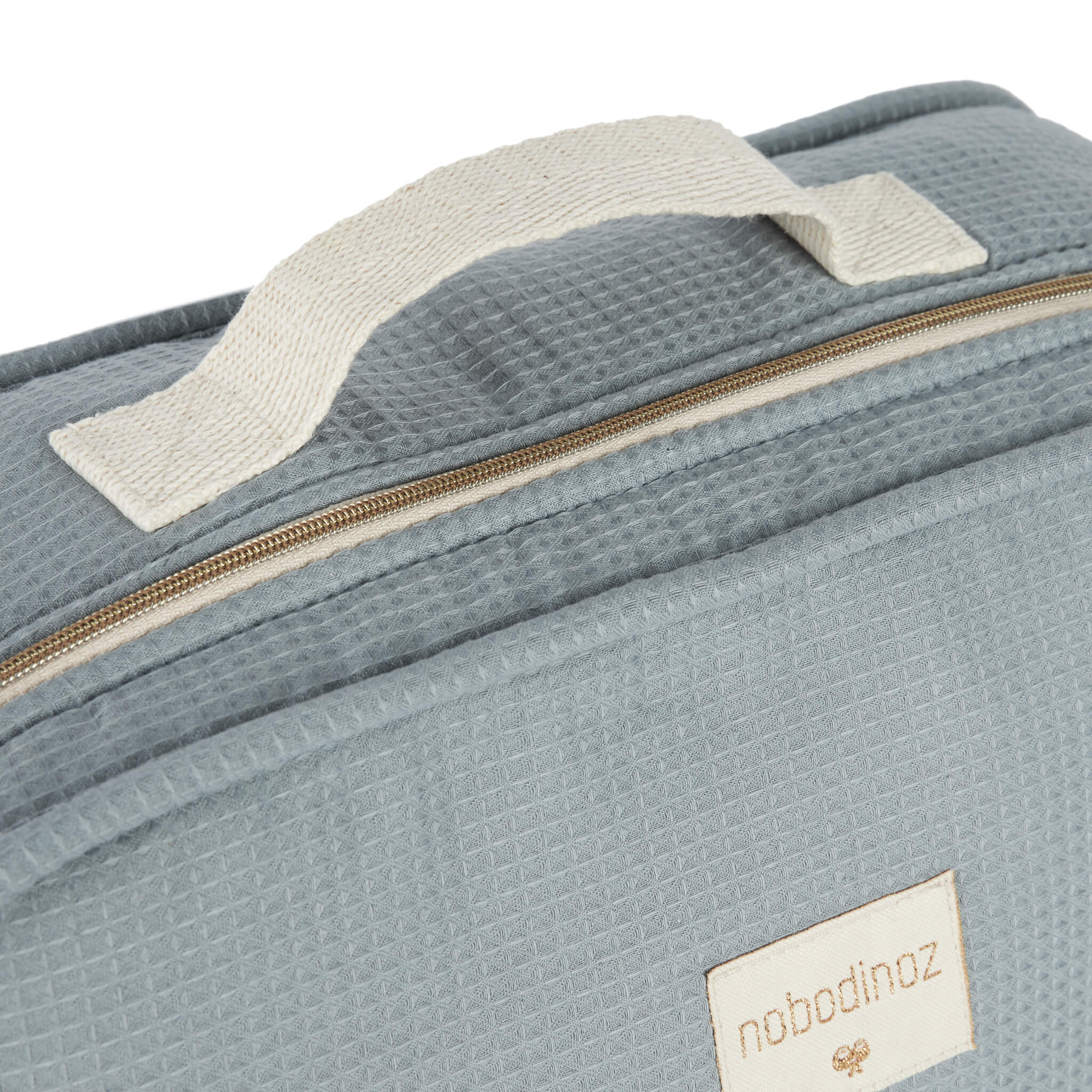 Nobodinoz Victoria Suitcase in Stone Blue