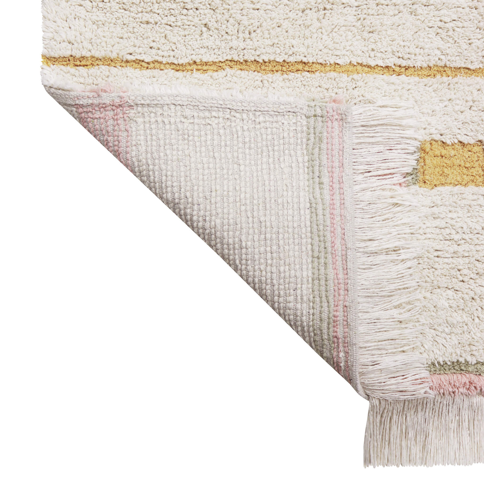 Lorena Canals Kids Washable Rug in Lanes Nude