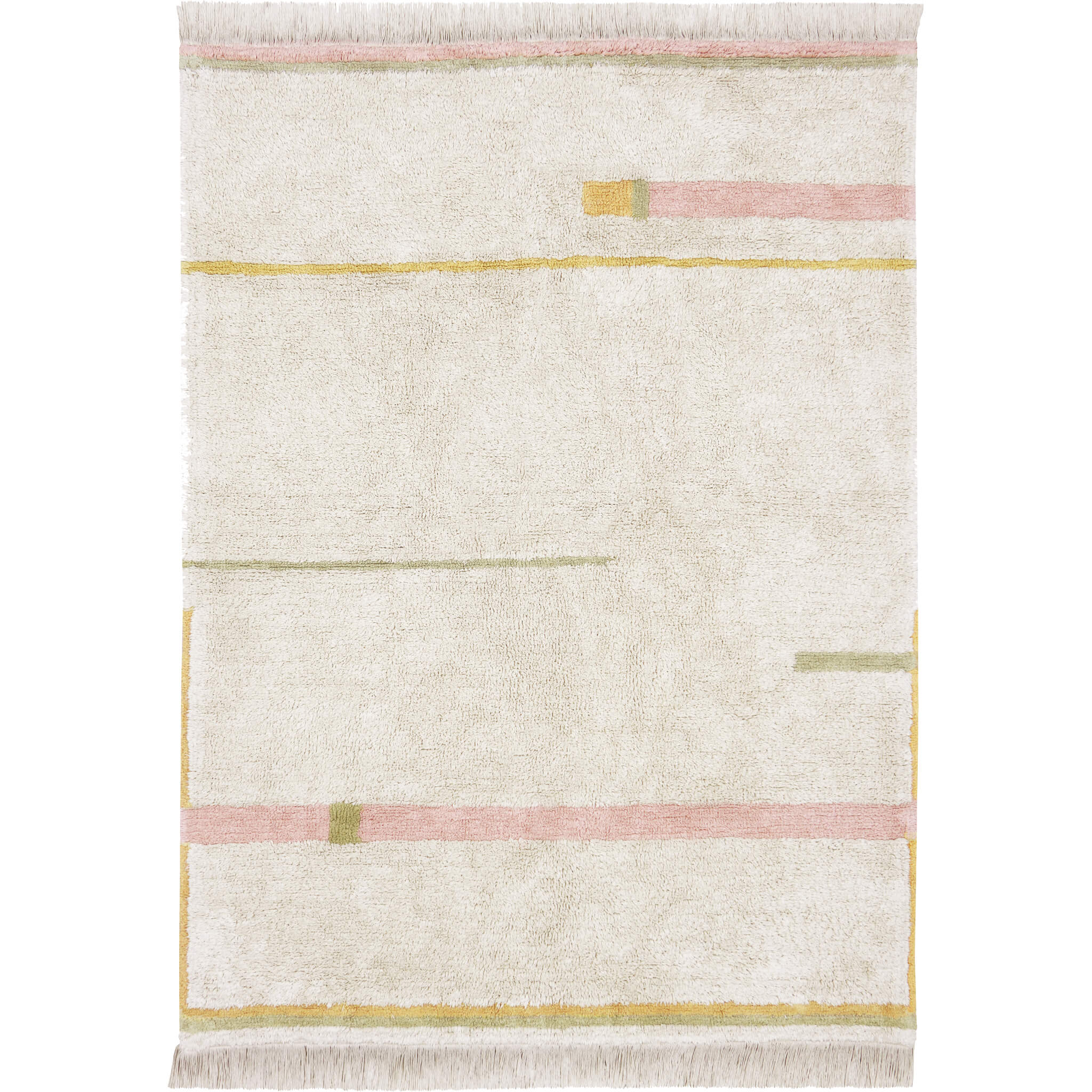 Lorena Canals Kids Washable Rug in Lanes Nude