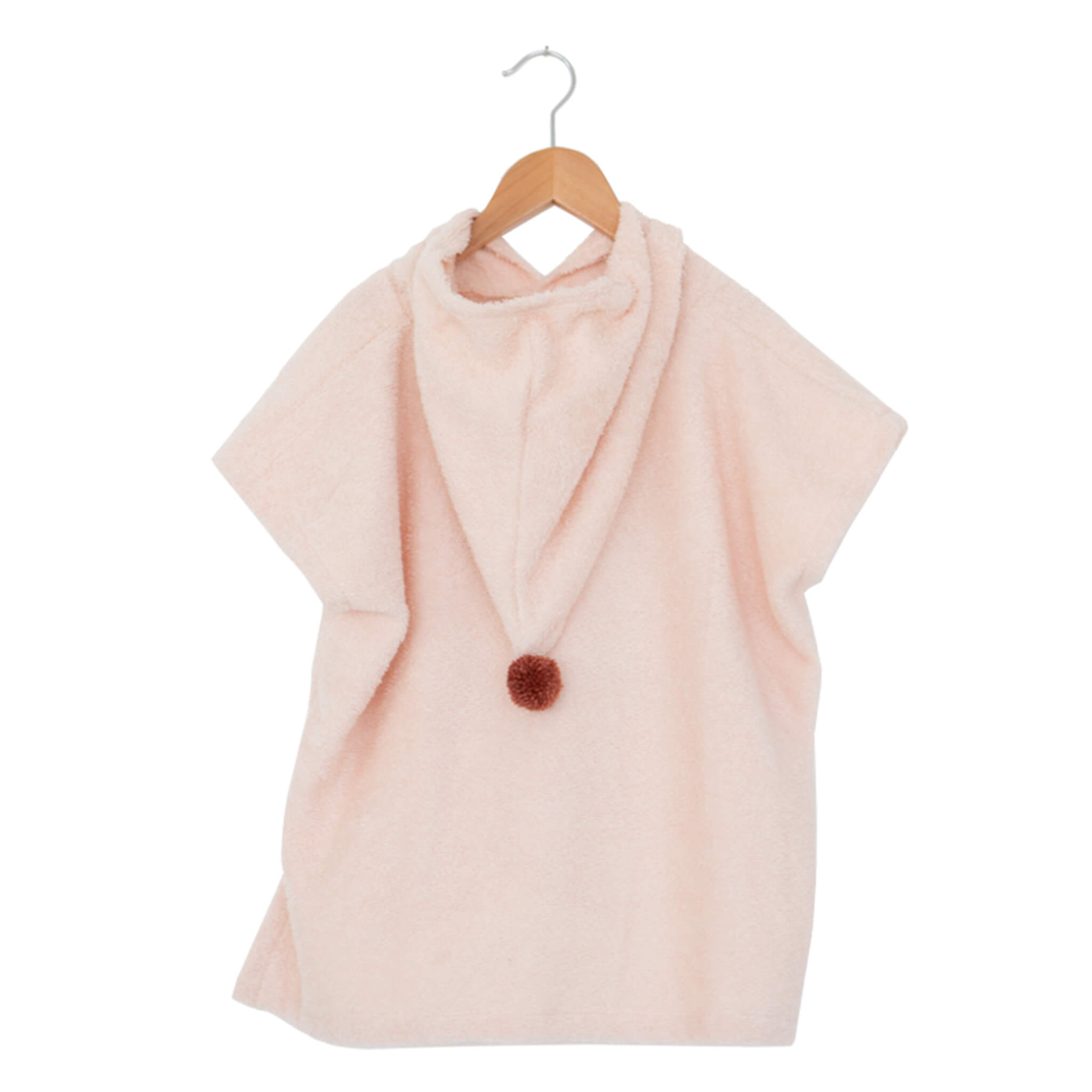 Nobodinoz So Cute Bath Poncho in Dream Pink Back