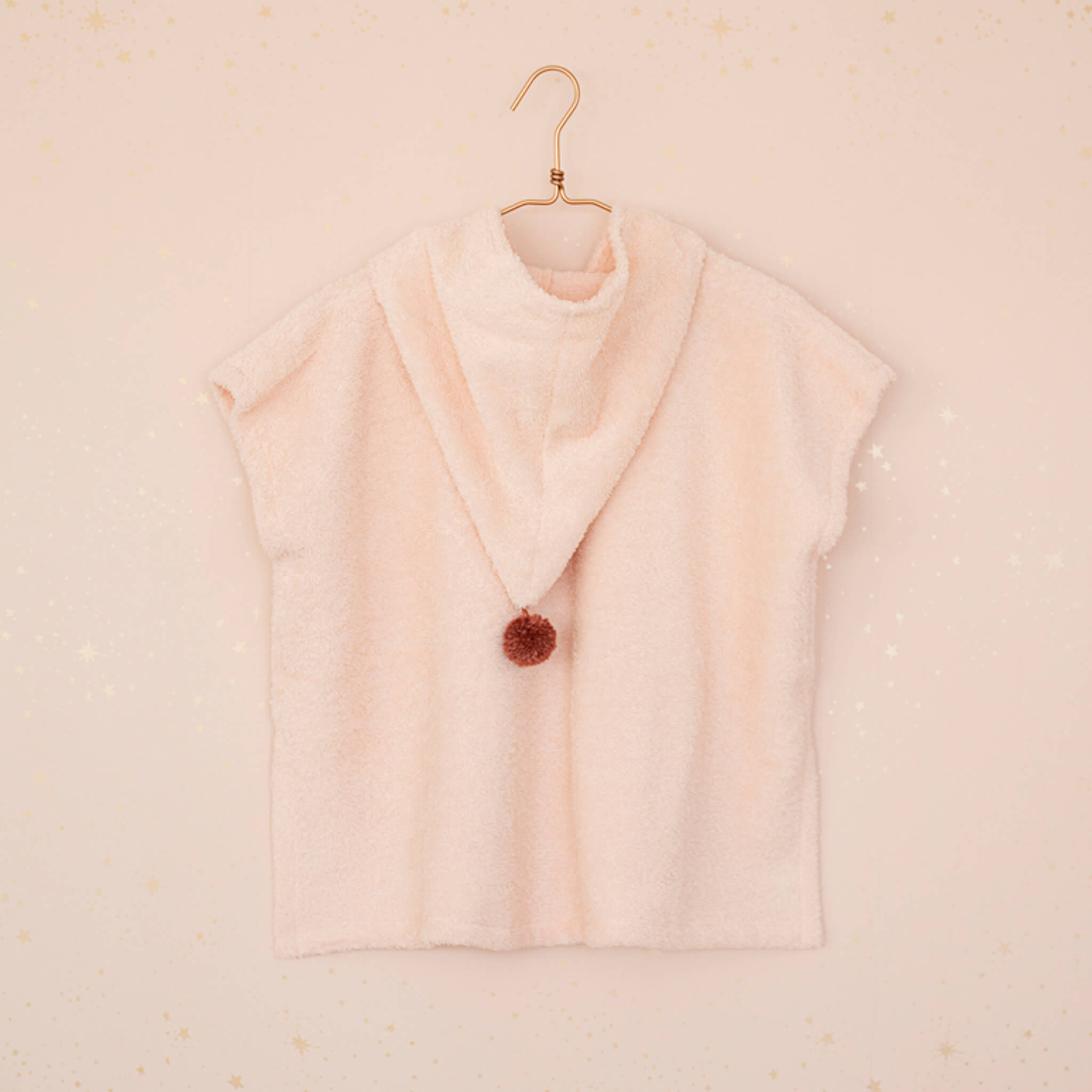 Nobodinoz So Cute Bath Poncho in Dream Pink