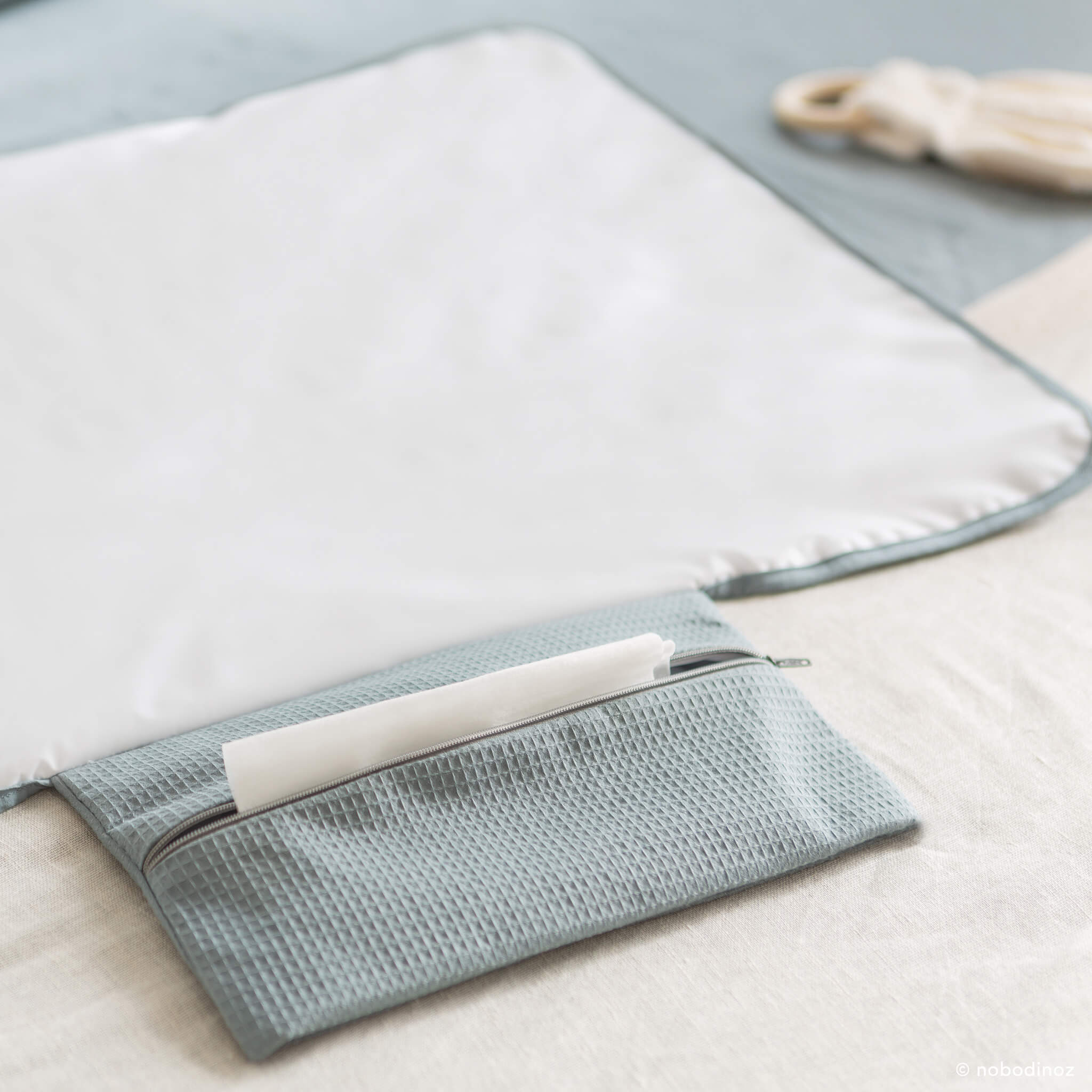 Mozart Changing Pad - Stone Blue