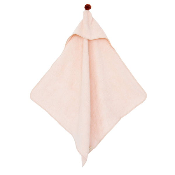 Nobodinoz So Cute Baby Bath Cape in Dream Pink