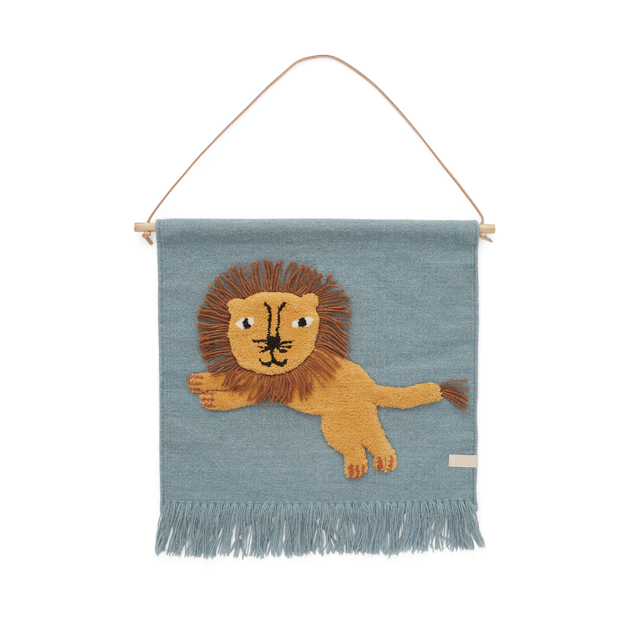 Jumping Lion Wall Hanging