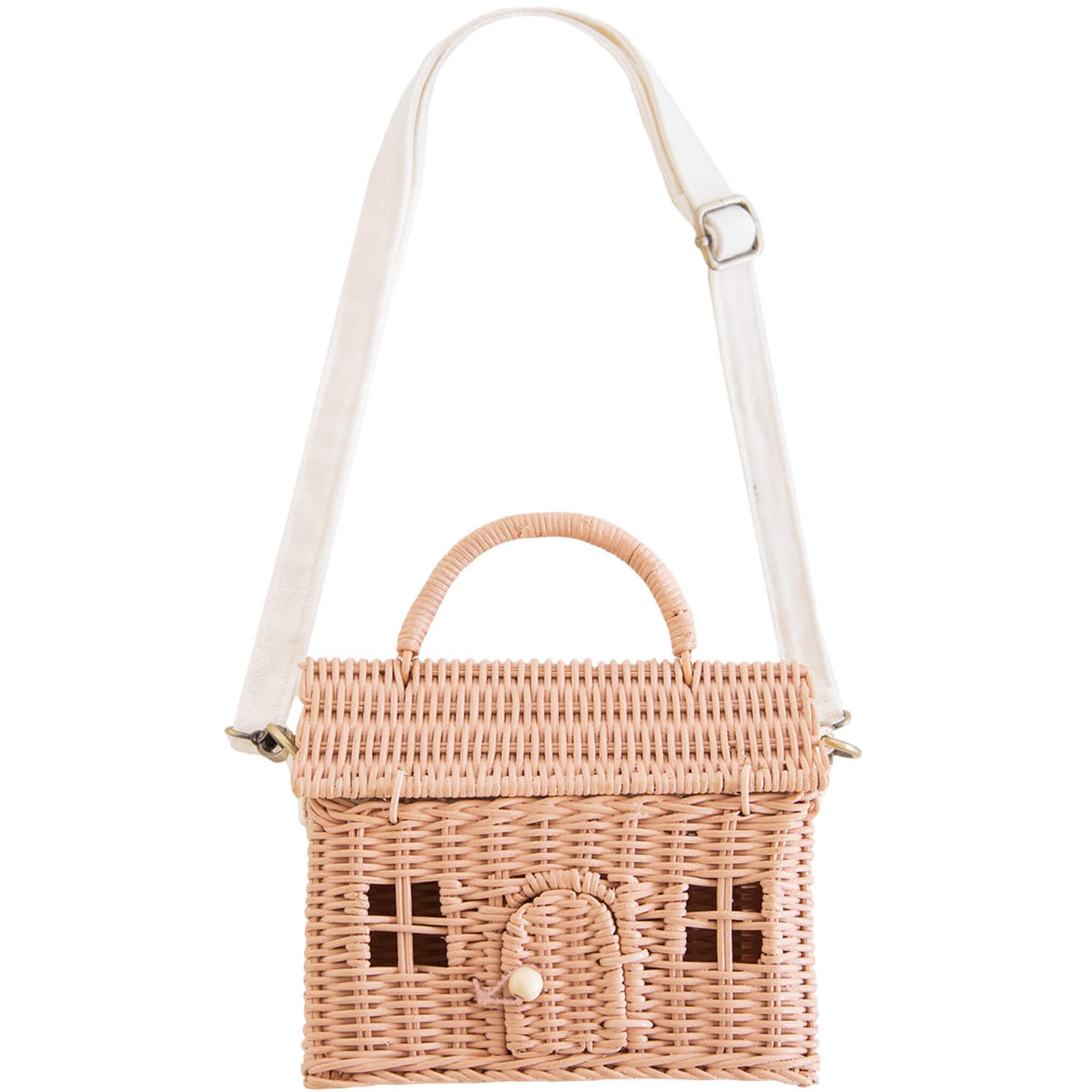 Olli Ella Casa House Handbag Rose Pink 