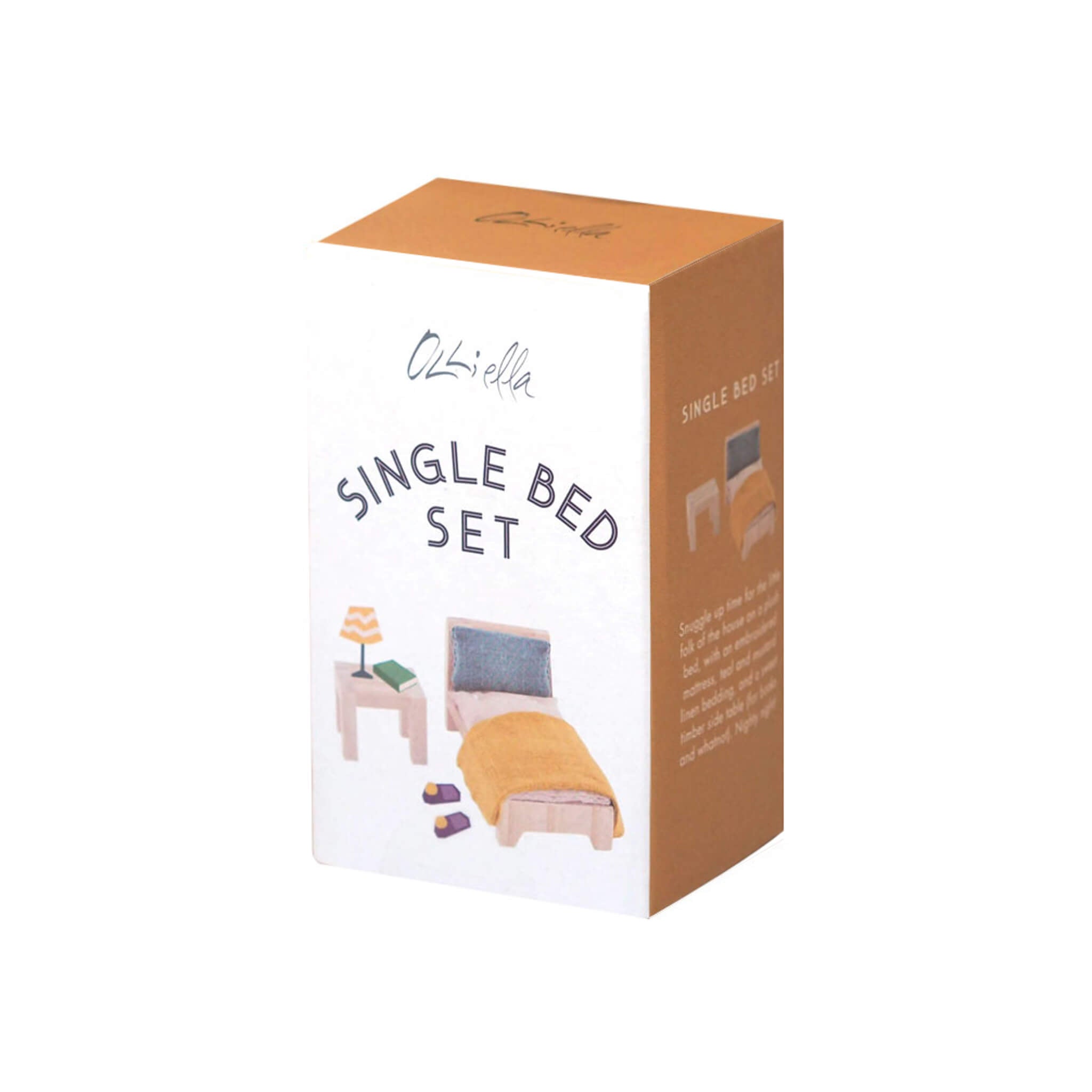Olli Ella Holdie Dolls House Single Bed Set 