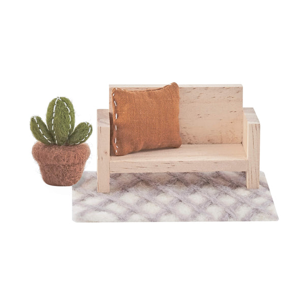 Olli Ella Holdie Dolls House Living Room Set