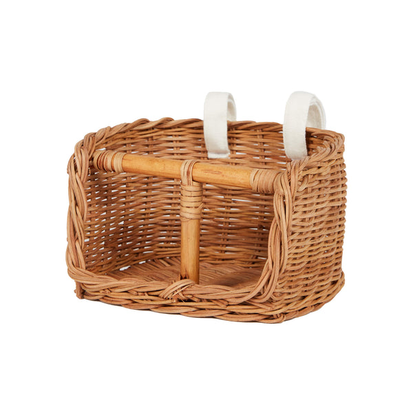 Olli Ella Doll Bring Me Basket in Natural Rattan