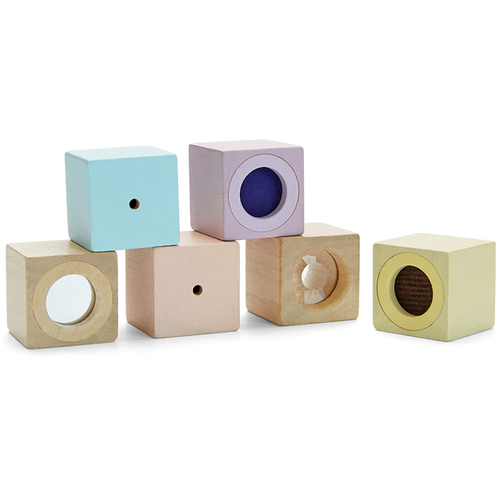 Plan Toys Pastel Sensory Blocks
