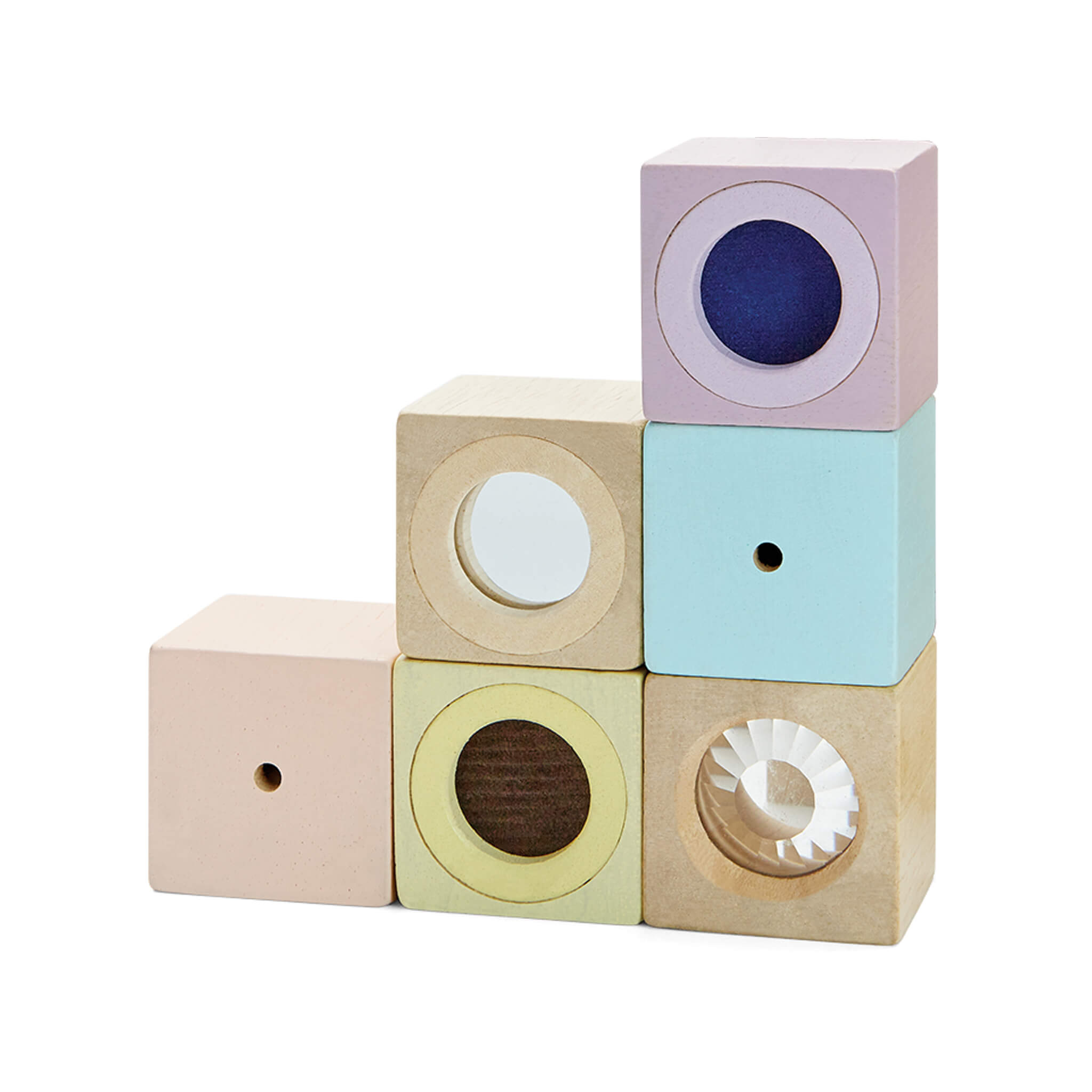 Plan Toys Pastel Sensory Blocks