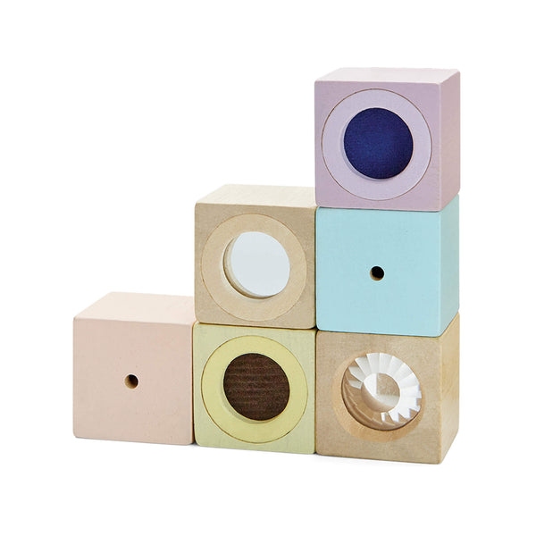 Plan Toys Pastel Sensory Blocks