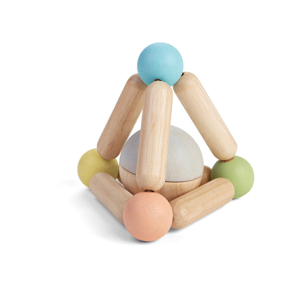 Plan Toys Pastel Triangle Clutching Toy