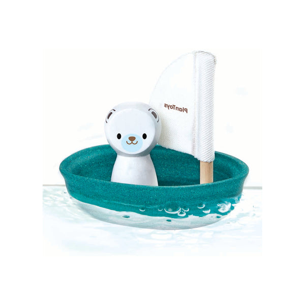 Polar Bear Sailing Boat Bath Toy