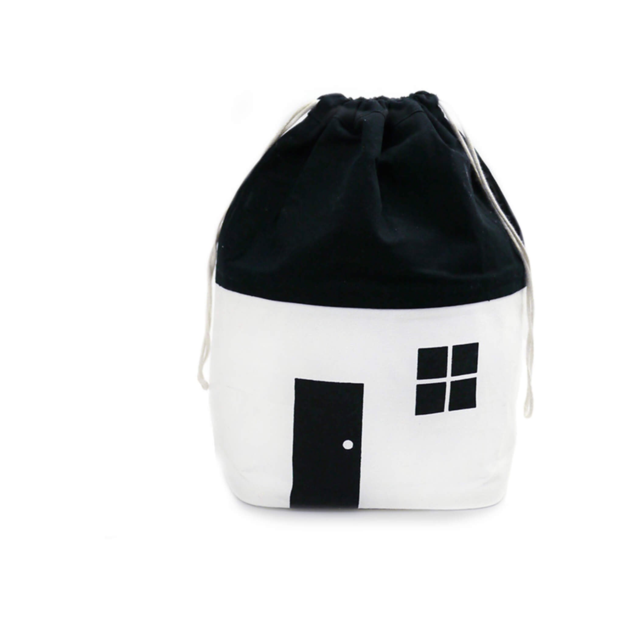 House Storage Bag - Black/White - Small