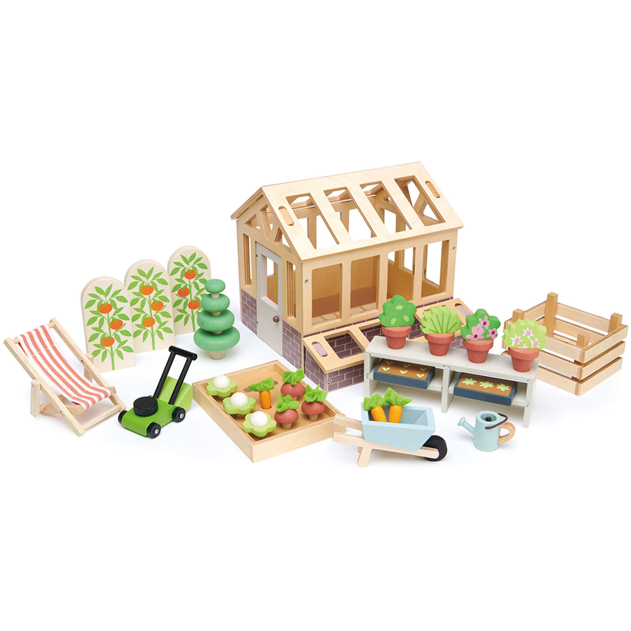 Tender Leaf Toys Greenhouse & Garden Set