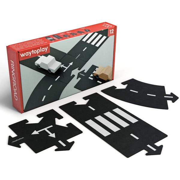 Adjustable Car Track - Ring Road (12 Piece Set)