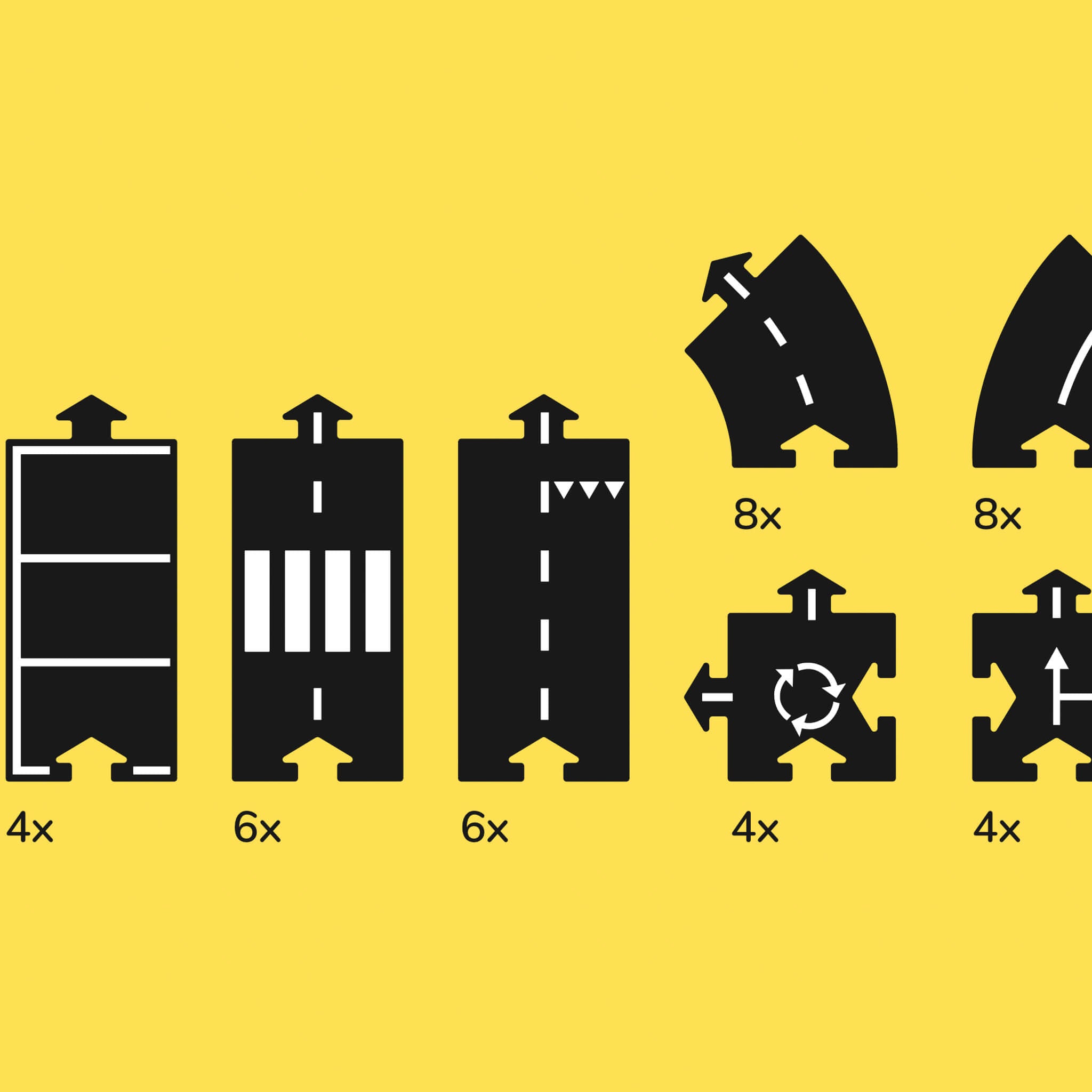 Adjustable Car Track - King of the Road (40 Piece Set)