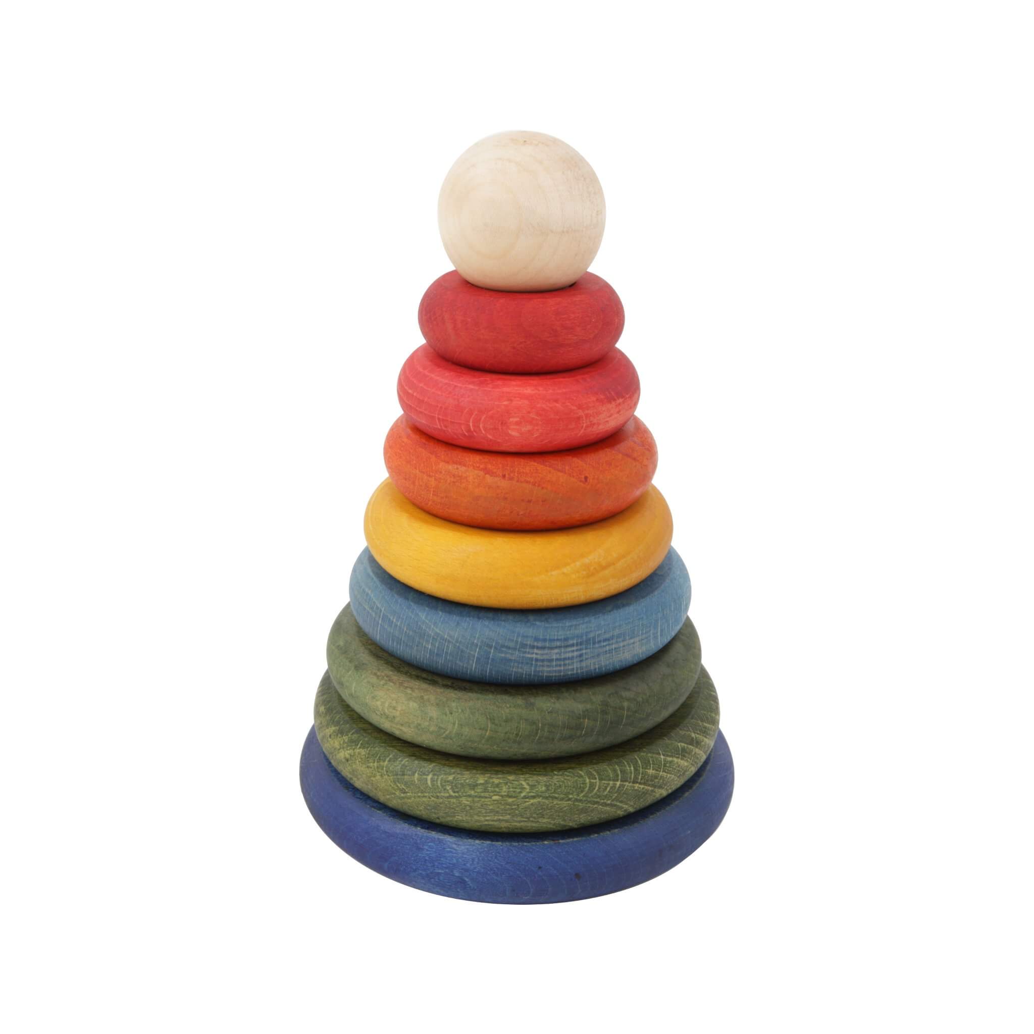 Wooden Rainbow Stacker